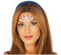 bijoux visage adhésifs étoiles femme - guirca 15821 Multicolore G