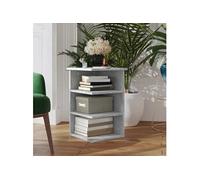 vidaXL Armoire latérale Gris béton 35x35x55 cm Aggloméré