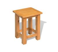 Bijzettafel 27x24x37 cm massief eikenhout244207