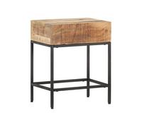 Bois Massif de Manguier Brut Table d'Appoint Table Basse Canapé Salon vidaXL