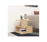 vidaXL Table d'appoint Chêne sonoma 40x40x40 cm Aggloméré