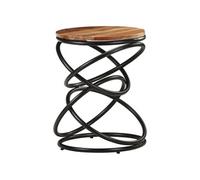 Vidaxl Table D'appoint 40x40x52 Cm Bois D'acacia Massif Marron