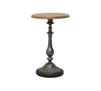 vidaXL Table d'appoint Bois de sapin massif 40 x 64 cm Marron