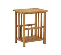 Solide Table à Revues Table d'Appoint Porte-revues Salon Salle à Manger Chambre à Coucher Intérieur 45x35x55 cm MDF Bois de Chêne