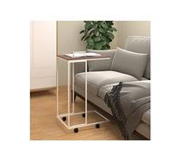 Table d'Appoint Blanc 55x35x66 cm Bois d'Ingénierie Table Basse Salon vidaXL