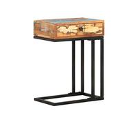 Bijzettafel U-vormig 45x30x61 cm massief gerecycled hout289092