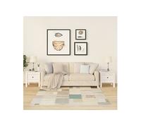 vidaXL Tables d'appoint 2 pcs Blanc 40x40x39 cm Bois massif de pin