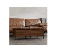 Vidaxl Tables D'appoint 2 Pcs Chêne Marron 50x46x35 Cm Bois Ingénierie Marron