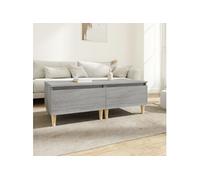 Tables d'Appoint 2 pcs, Tables Basse avec Tiroir, Bouts de Canapé avec Rangement, Meubles de Salon Maison, Scandinave, Sonoma Gris Bois Ingénierie