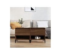 Vidaxl Tables D'appoint 2 Pcs Chêne Marron 50x46x50 Cm Bois Ingénierie Marron