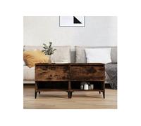 Bijzettafels 2 st 50x46x50 cm bewerkt hout gerookt eikenkleurig819559