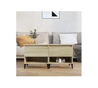 Vidaxl Tables D'appoint 2 Pcs Chêne Sonoma 50x46x50 Cm Bois Ingénierie Marron