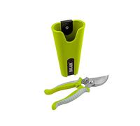 BIKAIN Kit de Sécateur Courbe Chromé et Étui Souple - 35RKIT2