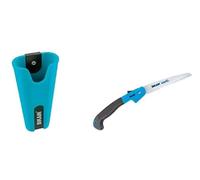 BIKAIN Kit Scie d'Élagage et Fourreau - Modèle 36RKIT1 - Coupe Bypass - Lame en Acier Inoxydable - Manche Bi-matière, Ergonomique et Antidérapant - Fourreau Flexible Polyvalent - Bleu