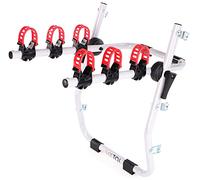 Sixtol Porte-vélos Bike 3 Trunk, compact en acier, fixation facile sur la porte arrière