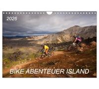 Bike Abenteuer Island (Wandkalender 2026 DIN A4 quer), CALVENDO Monatskalender: Eine Reise durch einzigartige Landschaft wie man sie so nur dort findet.