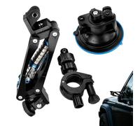 Bike Action Camera Clamp - Metal 360 Rotation Handlebar Mounting Clip
