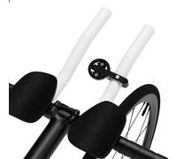 Bike AeroBar Support GPS pour Garmin Edge Explore, en alliage d'aluminium pour guidon aérodynamique, lampe de poche et caméra d'action, compatible avec Bryton, Wahoo et Cateye Noir