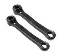 Bike Bask Arms 127 mm | Remplacement durable de vilebrequin en acier au carbone 2 pièces bras pour VTT, vélo sur route, course, entraînement, déplacement, conduite longue dis