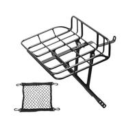 Bike Basket Rack - 12.79x9.25inch Bicycle Front Basket Cargo Rack | Heavy Duty Stand with Adjustable Struts for Touring Commuting Travel Outdoor Mountain Road Grocery Bag