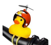 Bike Bell - Cute Rubber with LED Light & Propeller, Fun Handlebar