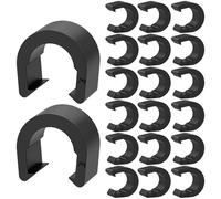 Bike Brake Cable Clips - 20-Piece Weather-Resistant Quick Fix | Bike Brake Shifter Cable Housing Guide Clips for Mountain Folding Biking Adults Kids Cyclist Outdoor Travel Riding Maintenance