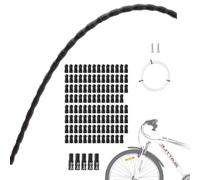 Bike Brake Cable Housing - d'aluminium, manchon de câble de 3.61ft | Cut-to-Length Brake Shifter Housing Set, Bicycle Cablê Replacement Kit pour, Road Bike, Cycling Repair, Upgrades