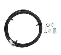 Bike Brake Hose DIY Colorful Connection Inserts Bike Hydraulic Disc Brake Hose Kit for FORMULA R1 R1R RR1 Oil Disc 2m (Argent)