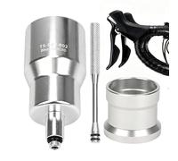 Bike Brake Oil Funnel Tool - Universal Aluminum Alloy Leak Proof Funnel for Hydraulic Reservoir Use for Road Camping Outdoor Travel Hiking Riding Mountain Driveway Repair Maintenance Kit Tool