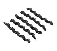 Bike Cable Protection Spiral Wrap Red 62.5mm Length(Black) | Spiral design, 5pcs pack, prevents cable rub, soft silicone, easy install