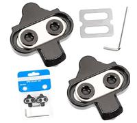 Bike Cales Crampons Autobloquants Plaques de Chaussures de vélo Accessoire Velo pour vélo d’intérieur, VTT Compatibles Shimano SPD SM-SH51 (Noir Vis)