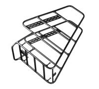 Bike Cargo Rack - Front Pannier Rack for Scooter Storage and Picnic Gear | Aluminum Alloy with Anti Slip Coating, Lightweight Load, Easy Mount System, Urban Cycling Utility
