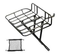 Bike Cargo Rack, Lightweight Bracket Luggage Holder, 13.0×9.1×2.8in Platforms with Adjustable Bolts, Luggage Touring Carrier Rack, Cycling Accessory with Heavy-Duty Style, Biking Tool for Travel