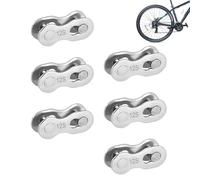 Bike Chain Master Link, Bicycle Missing Link | Connecteur joint à maillon rapide | Goupilles de chaîne universelles, 6 accessoires de vélo lourds pour chaîne 6/7/8/9/10/12