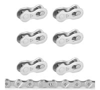 Bike Chain Master Link - Connecteur de chaîne à lien rapide en acier - String Pin Joint, 6pcs Heavy Duty Cycling Part Supplies Accessoire pour vélos de vélo de montagne