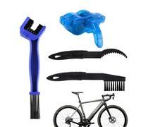 Bike Cleaning Kit, 4PCS Universal Bicycle Chain Cleaner Brushes, Portable Maintenance Tool Set for Deep Cleaning Gears, Sprockets, and Chains, Motorcycle and Bicycle Care Accessories