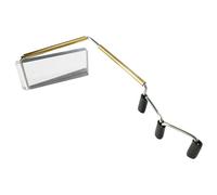 Bike Colporteur Take A Look Cyclisme Lunettes en Forme de Miroir, Mixte, 300, Silver, Compact