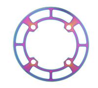Bike Crankset Guard - alliage en aluminium léger, protecteur de plate-forme 32T durable 32T pour la prévention des rayures et la sécurité du disque de frein sur la route et les (type 2)