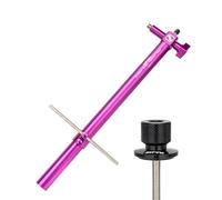Bike Derilleur Hanger Alignement Professional Road Gear Shifter Frein Leviers Hauteur Horizontal Regulator Tool Aluminium Black Red Purple Orange Bleu (Violet)