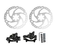 Bike Disc Kit de Frein Haute Résistance Universel Avant Arrière Étrier de Frein Accessoires Aluminium Alliage Acier Inoxydable Frein Disque F160 R140 F180 R160