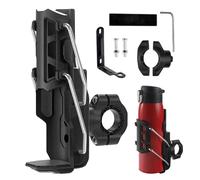 Bike Drink Holder - Black Adjustable Water bottleCage, Portable Drinking Organizer Rack | Youth Biike Water bottleMount, Teen Mountain Motorcycle Cage, Family Cycling Hydration Rack, Women Men