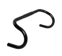 Bike Drop Guidon de vélo de route en alliage d'aluminium 6061, collier de serrage de 25,4 mm x 420 mm de large, routage externe pour vélos de course et de croisière (noir 25,4 x 380)