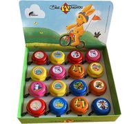 BIKE FASHION Cloche pour enfants Ø 55 mm Avec amusantes Liz de couleurs assorties