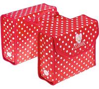 BIKE FASHION Sacoche double pour enfants "Lillebi" Volume rouge avec des couleurs vives