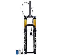 Bike Fat Fork, Fourche de VTT 26, 27, 5, 29 Pouces, 15 x 110 mm, débattement de 160 mm, Droite, Conique, QR, Rebond de 9 mm