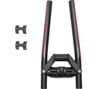 Bike Folding -Guidon avec dureté élevée libération rapide Mountain -Guidon -Accessoires de remplacement pour 25.4 31.8 tige Black Rouge