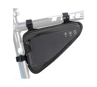 Bike Frame Organizer, Waterproof Reflective Bike Bag with Two Side Pockets, Belt Seat Tool Accessory Bag for Mountain Road Bike Touring (1.5L)