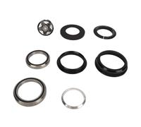 Bike Front Fork Bowl Set Bikes Headset Bearing Accessory for 44-50.6mm Tapered Frame for 1.25in Tapered Fork