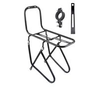 Bike Front Rack - 15 Kg Load Capacity Steel Mountain Bike Bracket | Cycle Cargo Front Rack | Cycle Luggage Touring Carrier Racks | Riding Equipment Fronts Fork Holder for 33-42mm Fork Diameters