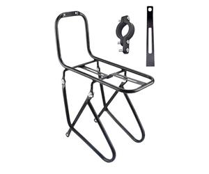 Bike Front Rack - 15 Kg Load Capacity Steel Mountain Bike Bracket | Cycle Cargo Front Rack | Cycle Luggage Touring Carrier Racks | Riding Equipment Fronts Fork Holder for 33-42mm Fork Diameters